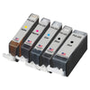 U.S. Remanufactured for Canon 1 PGI-225 Black / CLI-226 1 Black and 3 Colors Ink Cartridges 5-Pack