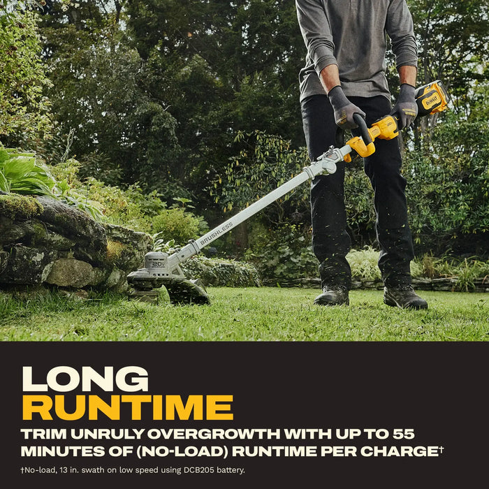 DEWALT® 20V MAX* Brushless Cordless Foldable String Trimmer Kit
