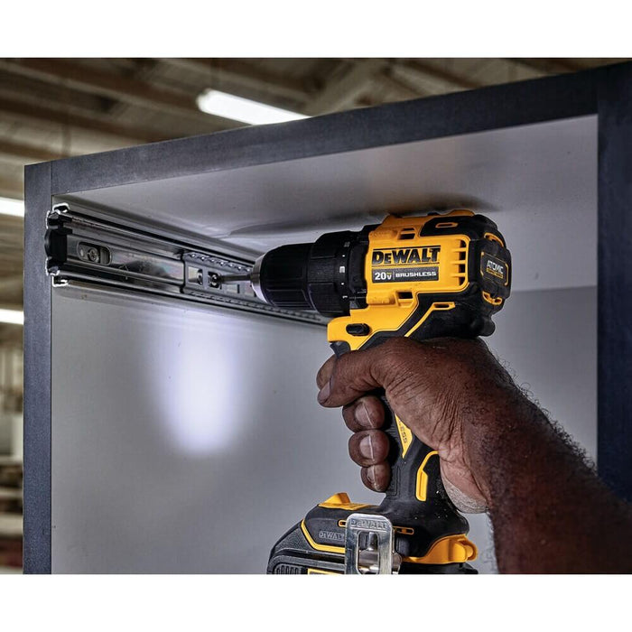 DEWALT DCD708C2 ATOMIC 20V MAX* Brushless Compact 1/2 in. Drill/Driver Kit