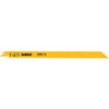 DEWALT DW4822 12 in. 18 TPI Straight Back Bi-Metal Reciprocating Blade (5 Pk)