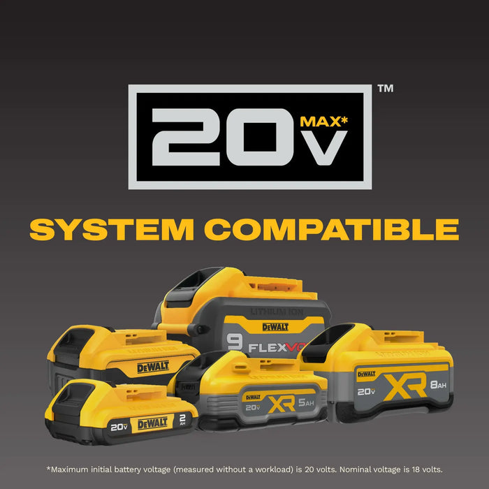 DEWALT® 20V MAX* Brushless Cordless Foldable String Trimmer Kit
