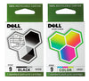 New, Pre-Owned - Dell Series 9 MK992 Black / MK993 Color Ink Cartridges Combo Pack