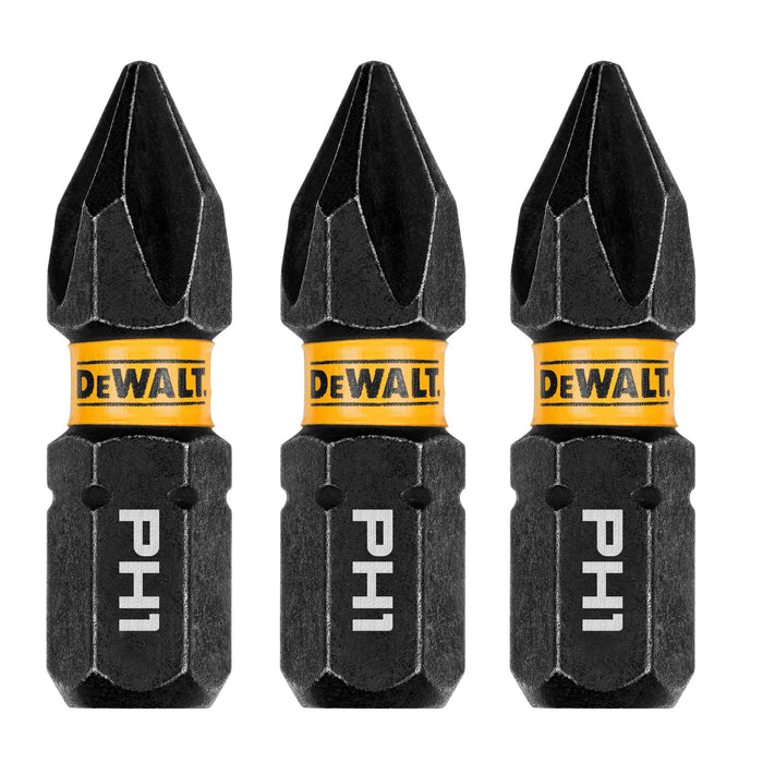 DeWalt DWAF1PH1IR3 1In Phillips #1 Flextorq 3Pk