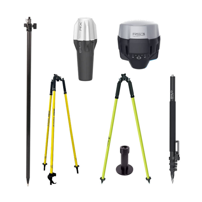 Emlid RS3 Base and Reach RX Rover Surveying Package | RS3-RX-BRSV