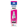 New, Pre-Owned - Epson 664 Ultra High-Yield Magenta Ink Bottle, T664320-S
