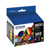 New, Pre-Owned - Epson T202XL/202 Multi-Color (4-Pack) Ink Cartridge, T202XL-BCS