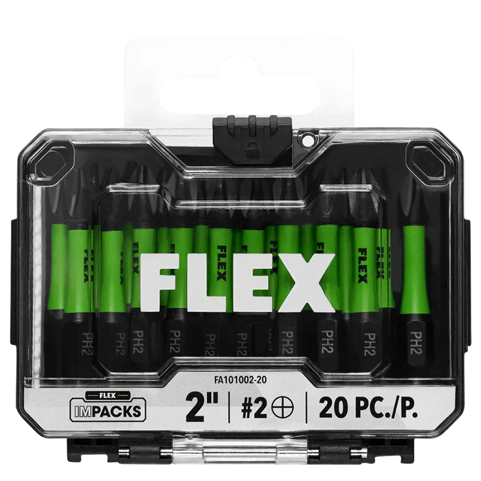 FLEX FA101002-20 2" PH2 Impact Driver Bit 20 Bulk