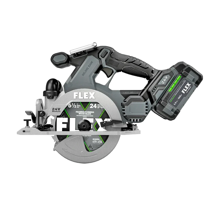 FLEX FX2131A-1C 6-1/2" In-Line Circular Saw Kit
