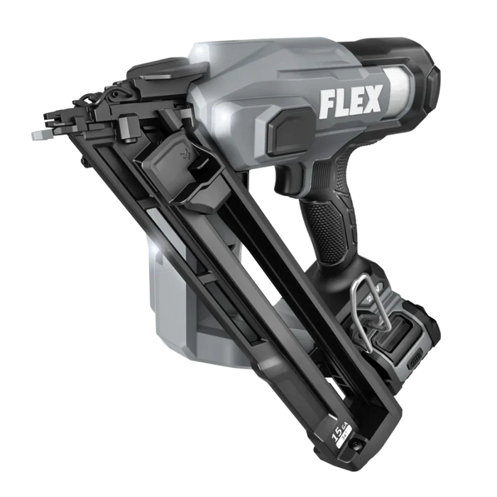 FLEX FX4311B-1A 15Ga Angled Nailer Kit (1x2.5Ah Battery+160W Charger)