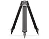 Heavy-Duty Carbon Fiber Survey Tripod w/ Aluminum Head, Black