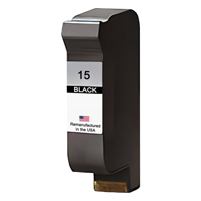 U.S. Remanufactured for HP 15 (C6615DN) Black Ink Cartridge