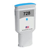 U.S. Remanufactured for HP 728 300ml (F9K17A) Cyan Ink Cartridges
