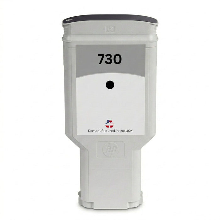 U.S. Remanufactured for HP 730 300ml (P2V73A) Photo Black Ink Cartridges