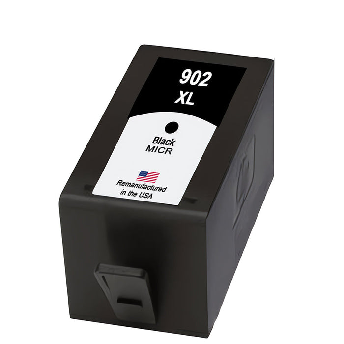 U.S. Remanufactured for HP 902XL (T6M14AN) Black MICR Ink Cartridge