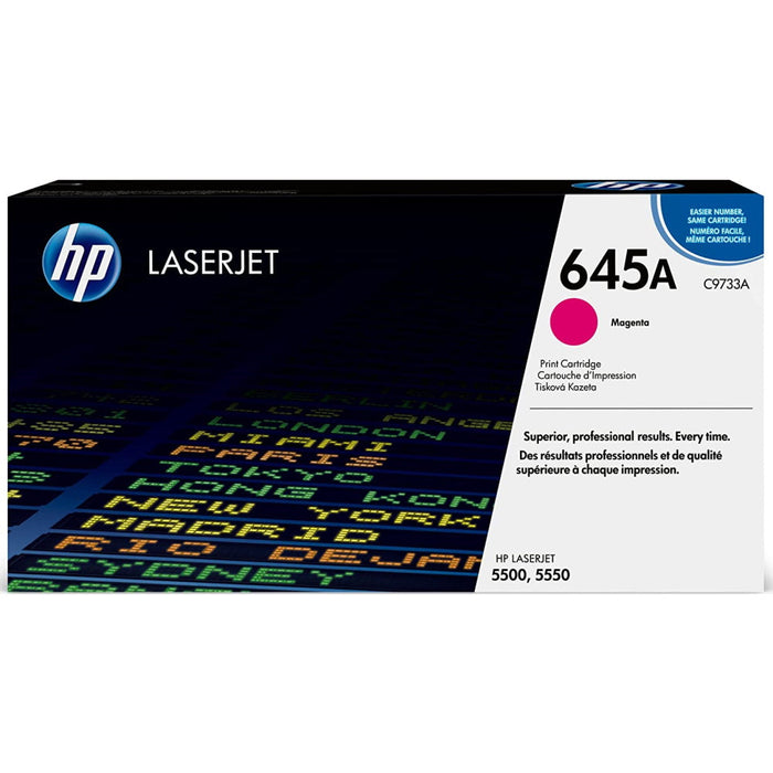 New, Pre-Owned - HP 645A Magenta New, Pre-Owned - LaserJet Toner Cartridge, C9733A