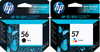 New, Pre-Owned - HP 56 Black and 57 Tricolor Ink Cartridges- Combo Pack