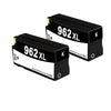 U.S. Remanufactured for HP 962XL (3JA03AN) Black Twin Pack Ink Cartridges
