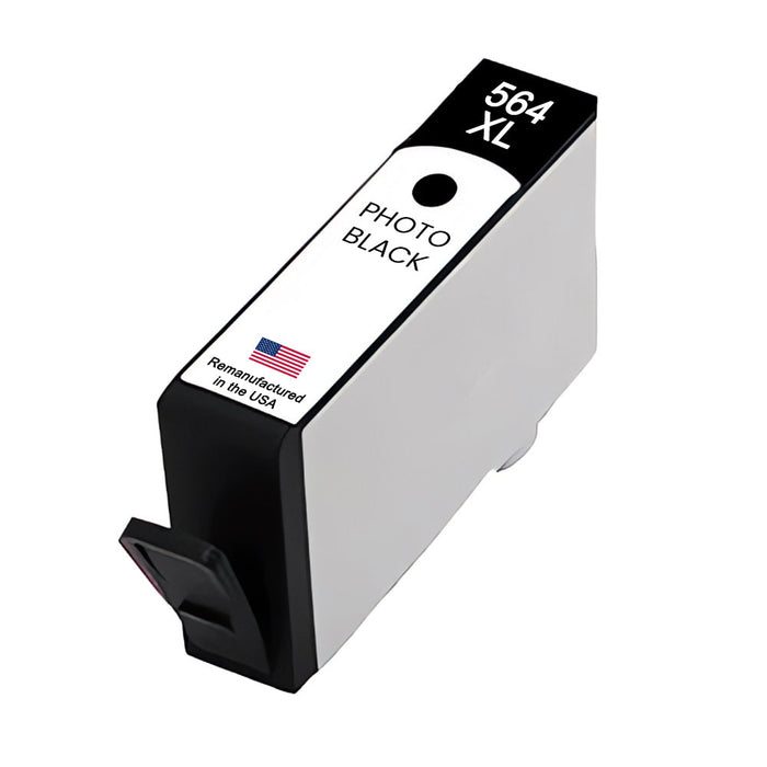 U.S. Remanufactured for HP 564XL (CB322WN) Photo Black Ink Cartridge