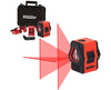 Self-Leveling Cross and Line Laser Kit w/ Magnetic Target, Bracket, Glasses & Case