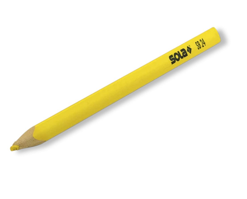 SOLA Yellow Signal Wood Pencil w/ Yellow Lead; Qty: 75-Box