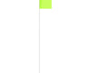 Surveyor Glo-Lime Stake Flag (100 Per Box)