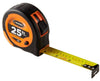 25 Feet Economy Short Measuring Tape, Feet, Inches, 1/8, 1/16