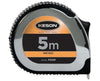 5 Meter Chrome Short Measuring Tape; Meter, Centimeter, Millimeter w/ 25mm Blade Width