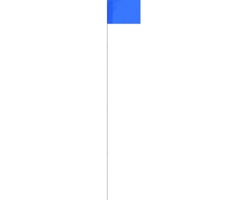 Surveyor Blue Stake Flag (100 Per Box)