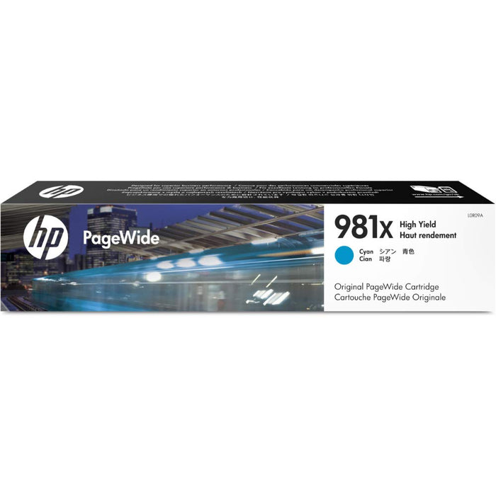 New, Pre-Owned - HP 981X High Yield Cyan Inkjet Cartridge, L0R09A