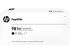 New, Pre-Owned - HP 981YC Extra High Yield Black PageWide Ink Cartridge, L0R20YC