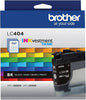 New, Pre-Owned - Brother LC404 Standard-Yield Black Ink Cartridge, LC404BK
