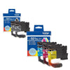 New, Pre-Owned - Brother LC501XL High Yield Multi-Color (2-Black) & (Color) Ink Cartridge, BCMY-5 Pack