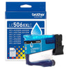 New, Pre-Owned - Brother LC506XXL Extra High Yield Cyan Ink Cartridge