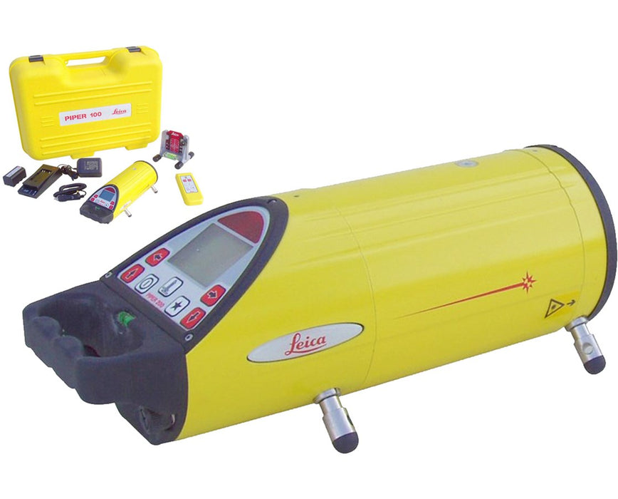 Leica Piper 100 Pipe Laser with IR Remote and Target - 748704