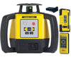 Rugby 640G Green Rotary Laser Level w/ RC400 Remote Control, Rod Eye 120G & Li-Ion Battery