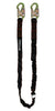 Frontline LIS61S Combat 6' Single Leg Snaphook Lanyard with Internal Shock Absorber