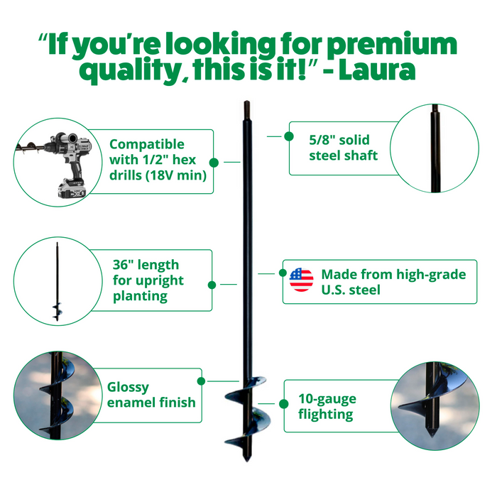 Laura's Edition 3" x 36" Auger