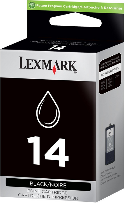 New, Pre-Owned - Lexmark No#14 (18C2090) Black ink Cartridge