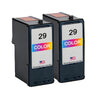 U.S. Remanufactured for Lexmark #29 Color Ink Cartridges Twin Pack