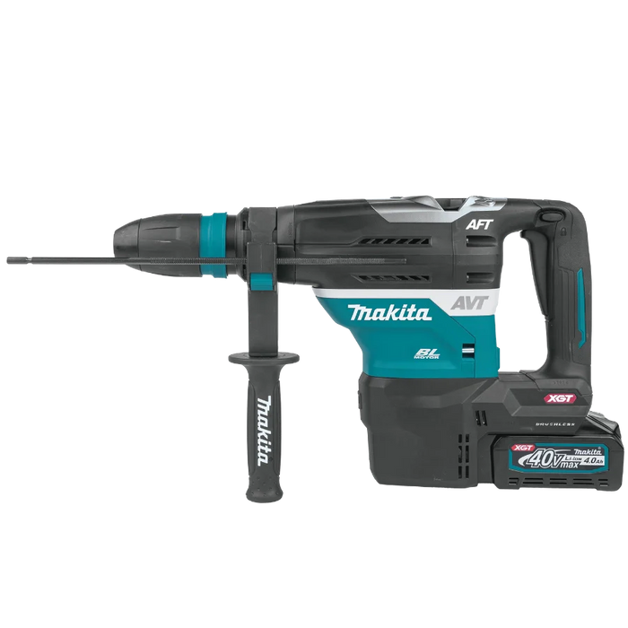 Makita GRH05M1 40V max XGT® Brushless 1‑9/16" SDS‑MAX AVT® Rotary Hammer Kit, AFT®, AWS® Capable (4.0Ah)