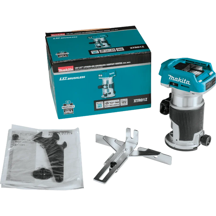 Makita XTR01Z 18V LXT Lithium-Ion Cordless Router (Tool Only)