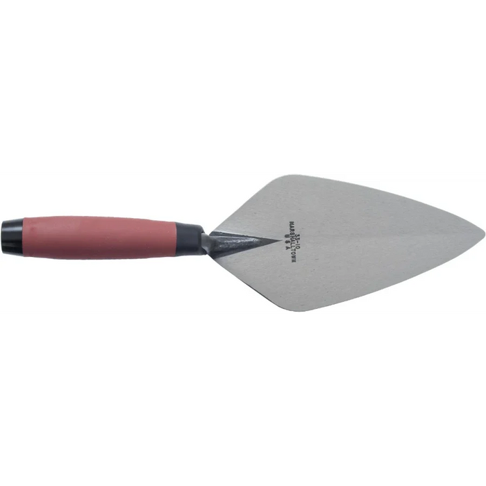 Marshalltown 10122 10.5" Brick Trowel London Pattern - DuraSoft Handle