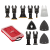 Milwaukee 49-10-9114 MILWAUKEE® Universal Fit OPEN-LOK™ 15PC Oscillating Multi-Tool Blade Kit w/ Modular Case