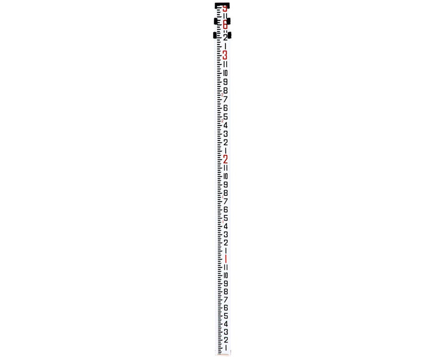 NAR09E Telescopic Aluminum 9' levelling Rod (Feet/Inches)