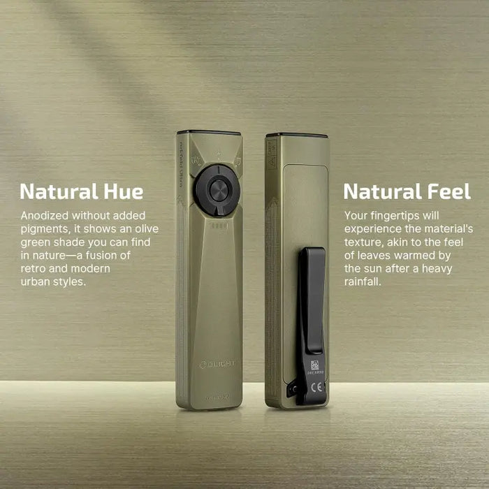 OLIGHT ARKFELDULTRAOLG Arkfeld Ultra 3-in-1 EDC Flashlight with O-aluminum Material - Olive Green CW(5700K~6700K)