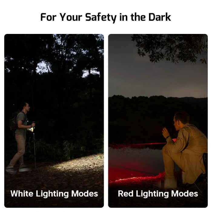 OLIGHT OCLIPPROBKC2M Oclip Pro Clip on Flashlight with Floodlight Spotlight and Red Light - Black