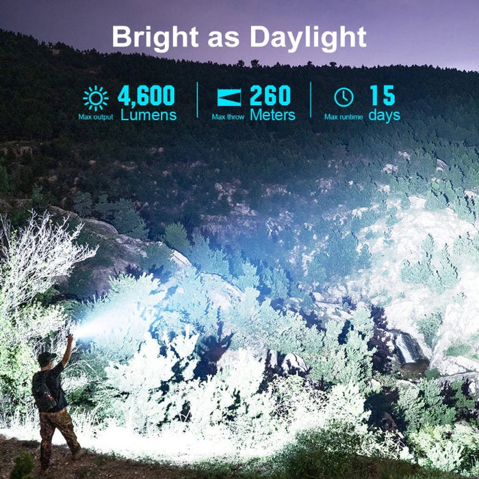 OLIGHT SEEKER4PROOG Seeker 4 Pro High Power Flashlight - Orange CW(5700~7000K)
