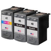 U.S. Remanufactured for Canon PG-40 2 Black / CL-41 1 Color Ink Cartridge  3-Pack