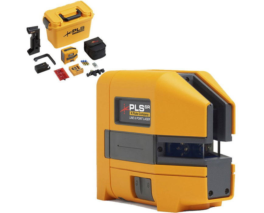 PLS 6R Cross Line & Point Laser Level