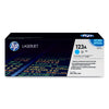 New, Pre-Owned - HP 123A Cyan LaserJet Toner Cartridge, Q3971A